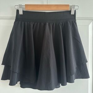 Lululemon Black Tennis Mini Skort